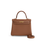 KELLY 25 TOGO LEATHER GOLD WITH GOLD HARDWARE (GHW)