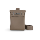 HAC A DOS TOGO LEATHER ETOUPE WITH PALLADIUM HARDWARE (PHW)