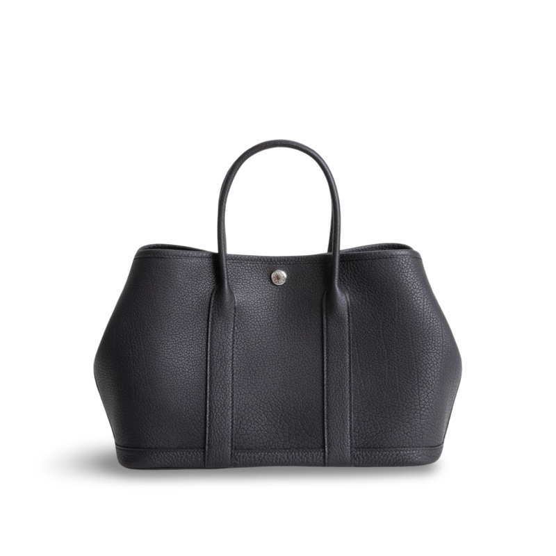 GARDEN PARTY 30 NEGONDA LEATHER NOIR (BLACK) WITH PALLADIUM HARDWARE (PHW)