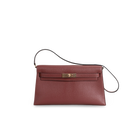KELLY ELAN CHEVRE LEATHER ROUGE H WITH ROSE GOLD HARDWARE (RGHW)