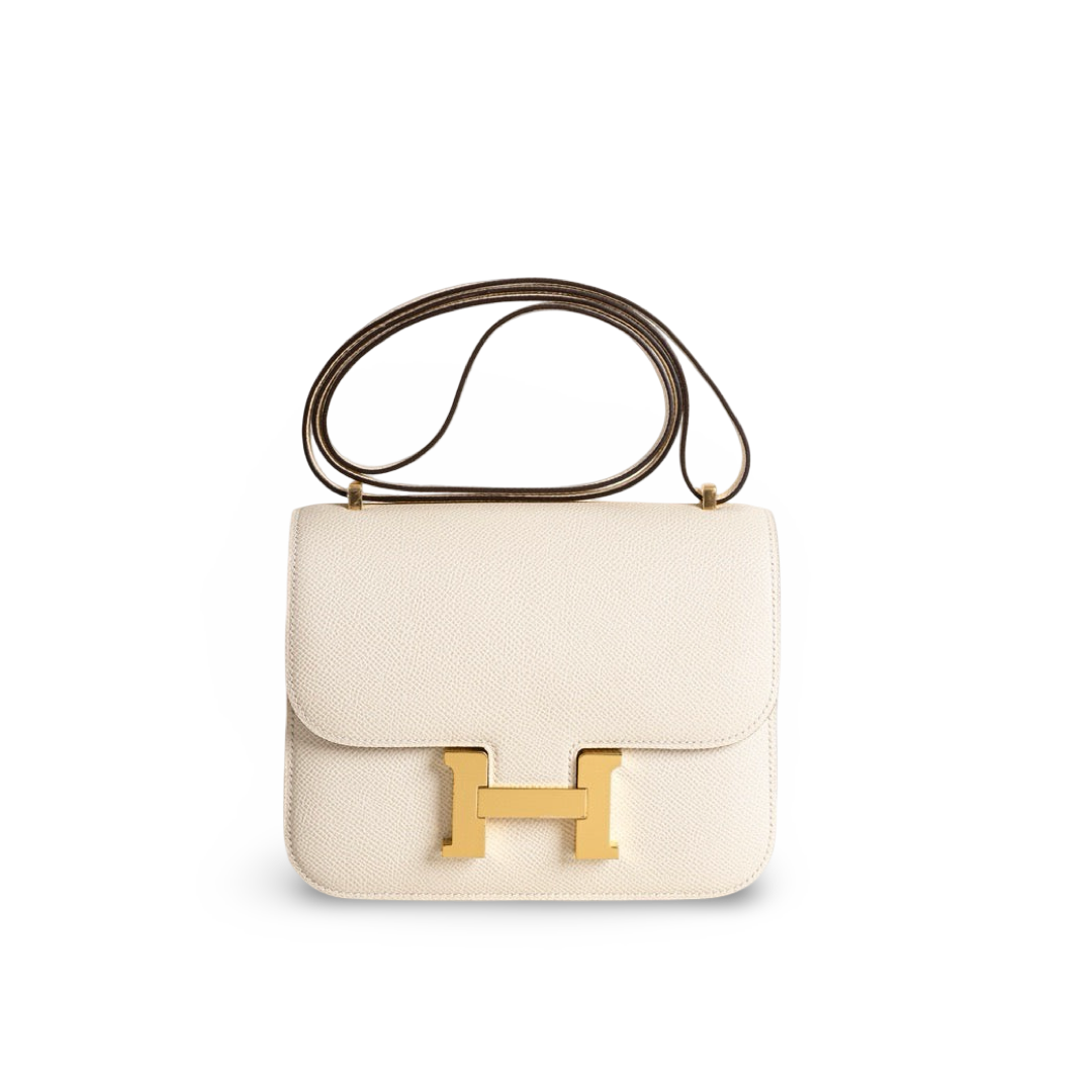 CONSTANCE 18 (MINI) EPSOM LEATHER NATA WITH GOLD HARDWARE (GHW)