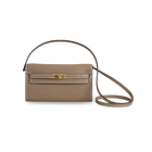 KELLY TO GO EPSOM LEATHER ETOUPE WITH GOLD HARDWARE (GHW)