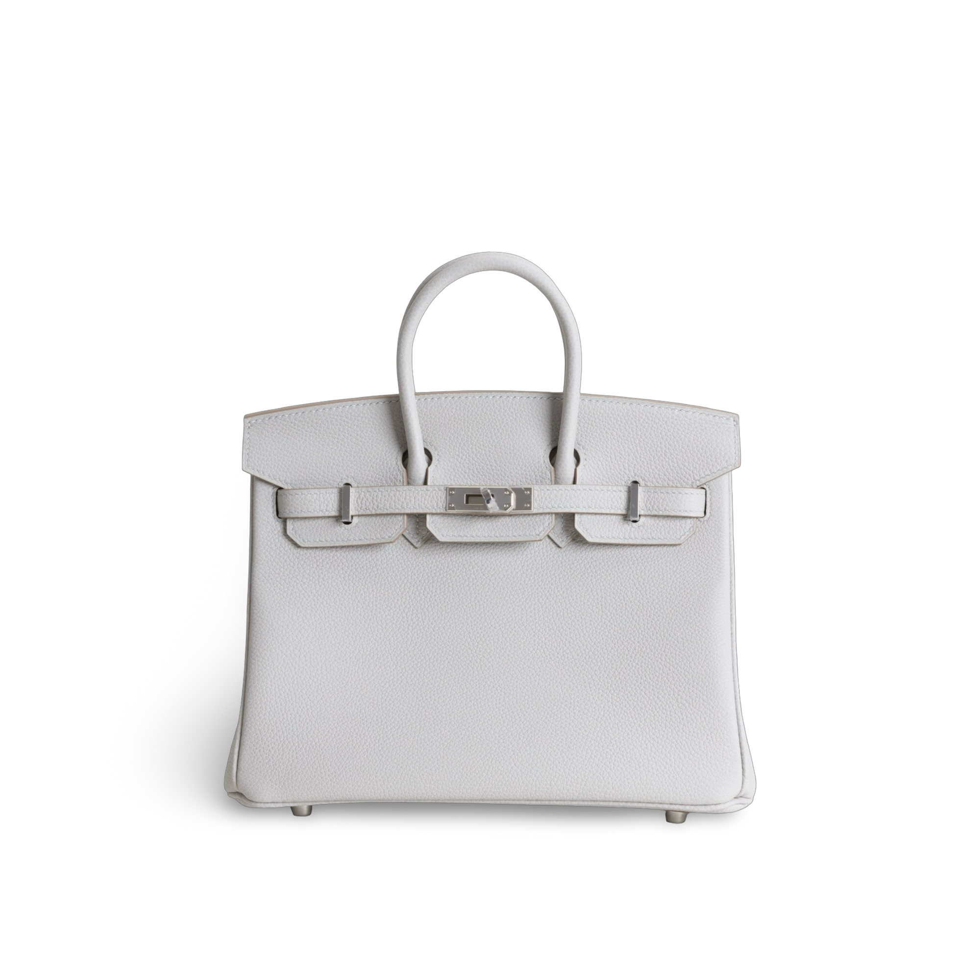 BIRKIN 25 TOGO LEATHER BLEU GLACIER WITH PALLADIUM HARDWARE (PHW)