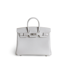 BIRKIN 25 TOGO LEATHER BLEU GLACIER WITH PALLADIUM HARDWARE (PHW)