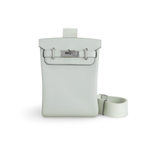 HAC A DOS TOGO LEATHER GRIS NEVE WITH PALLADIUM HARDWARE (PHW)