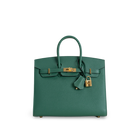 BIRKIN 25 (SELLIER SHAPE) EPSOM LEATHER VERT MOYEN WITH GOLD HARDWARE (GHW)
