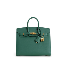 BIRKIN 25 (SELLIER SHAPE) EPSOM LEATHER VERT MOYEN WITH GOLD HARDWARE (GHW)