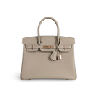 BIRKIN 30 TOGO LEATHER TRENCH WITH ROSE GOLD HARDWARE (RGHW)