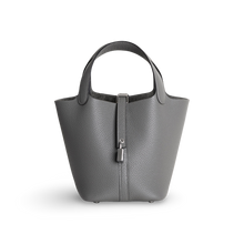 PICOTIN 18 LOCK CLEMENCE LEATHER GRIS MEYER WITH PALLADIUM HARDWARE (PHW)