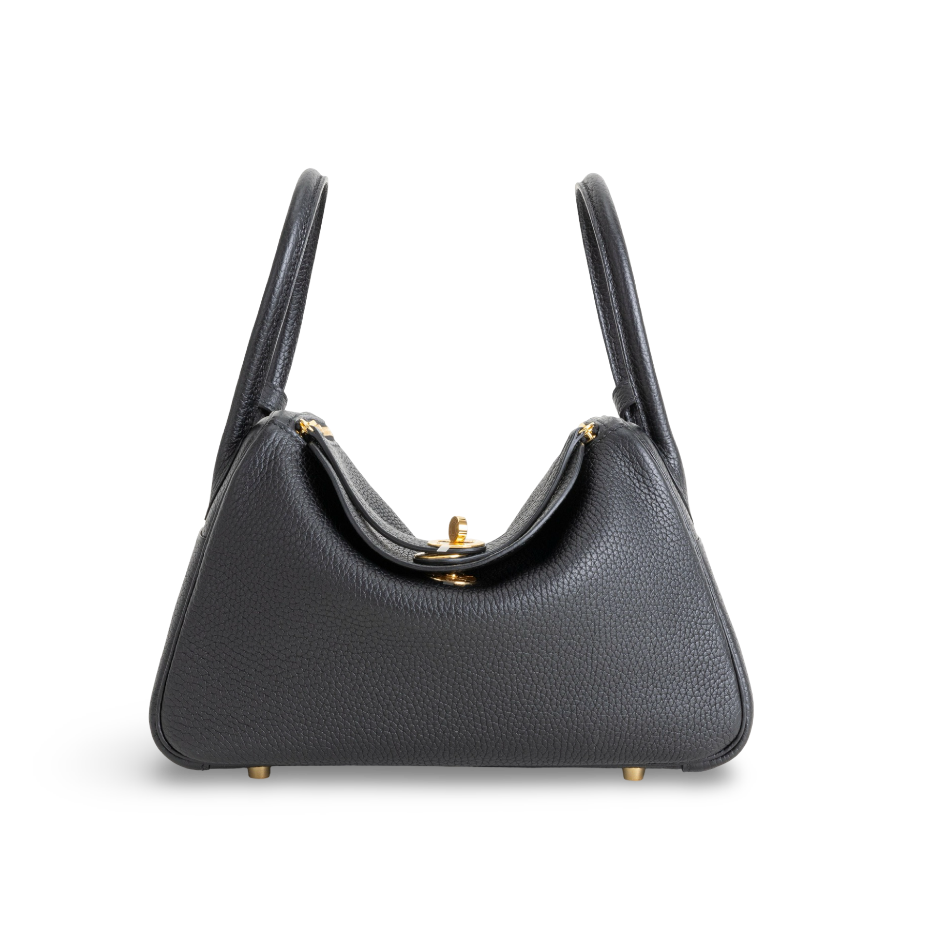 LINDY 26 CLEMENCE LEATHER NOIR (BLACK) WITH GOLD HARDWARE (GHW)