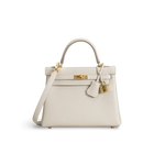 KELLY 25 TOGO LEATHER CRAIE WITH GOLD HARDWARE (GHW)