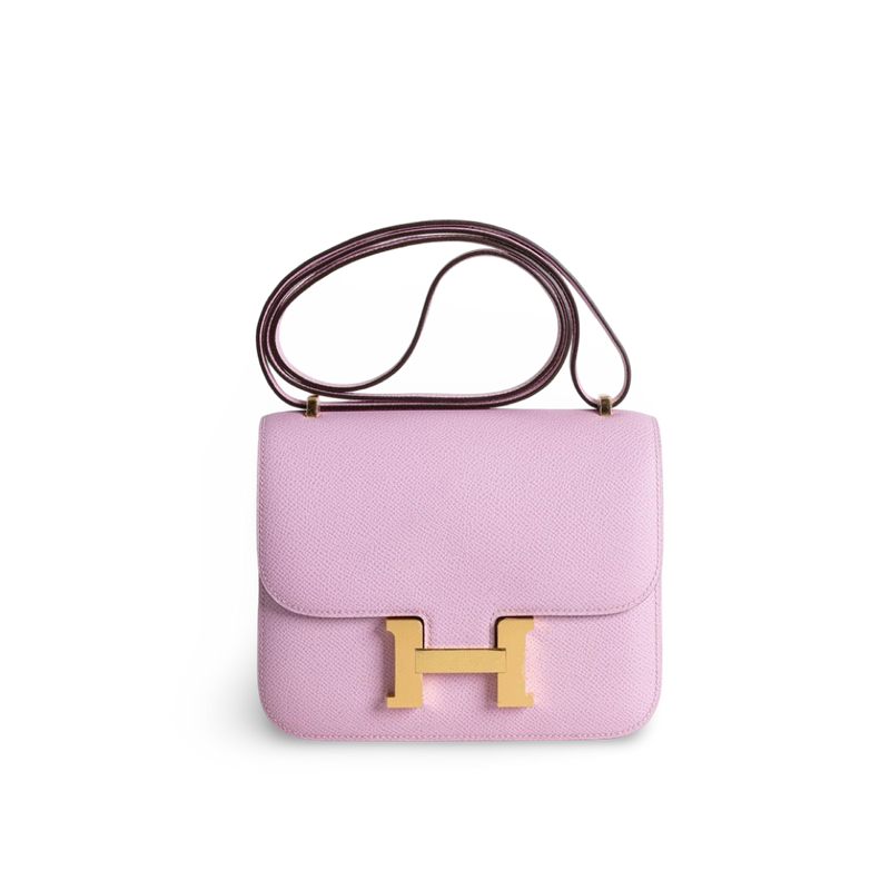 CONSTANCE 18 (MINI) EPSOM LEATHER MAUVE SYLVESTRE WITH GOLD HARDWARE (GHW)
