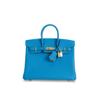 BIRKIN 25 TOGO LEATHER BLEU ZANZIBAR WITH GOLD HARDWARE (GHW)