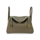 LINDY 26 CLEMENCE LEATHER ETOUPE WITH GOLD HARDWARE (GHW)