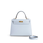 KELLY 25 EPSOM LEATHER BLEU BRUME WITH GOLD HARDWARE (GHW)