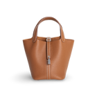 PICOTIN 18 LOCK CLEMENCE LEATHER GOLD WITH PALLADIUM HARDWARE (PHW)