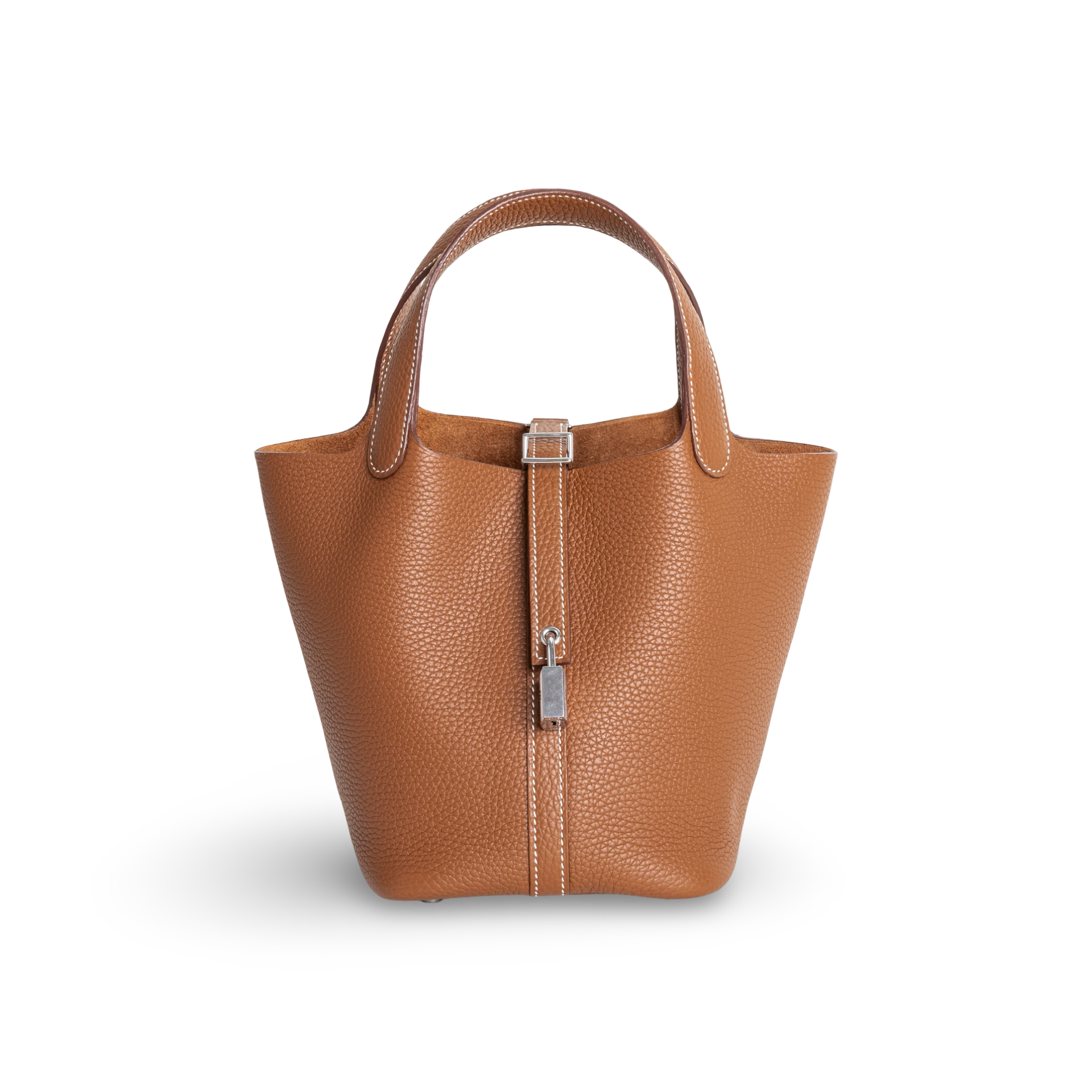 PICOTIN 18 LOCK CLEMENCE LEATHER GOLD WITH PALLADIUM HARDWARE (PHW)