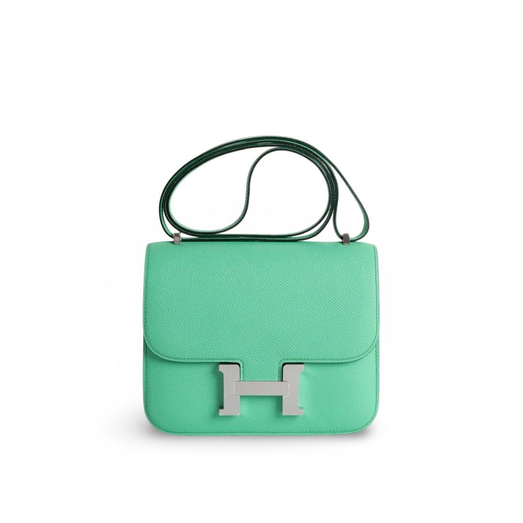 CONSTANCE 18 (MINI) EPSOM LEATHER VERT COMICS WITH PALLADIUM HARDWARE (PHW)