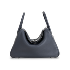 LINDY 30 CLEMENCE LEATHER BLEU NUIT WITH PALLADIUM HARDWARE (PHW)