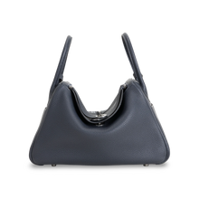 LINDY 30 CLEMENCE LEATHER BLEU NUIT WITH PALLADIUM HARDWARE (PHW)