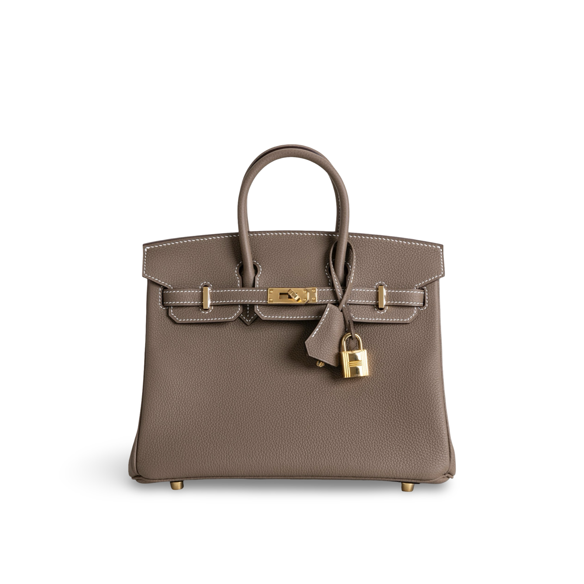 BIRKIN 25 TOGO LEATHER ETOUPE WITH GOLD HARDWARE (GHW)
