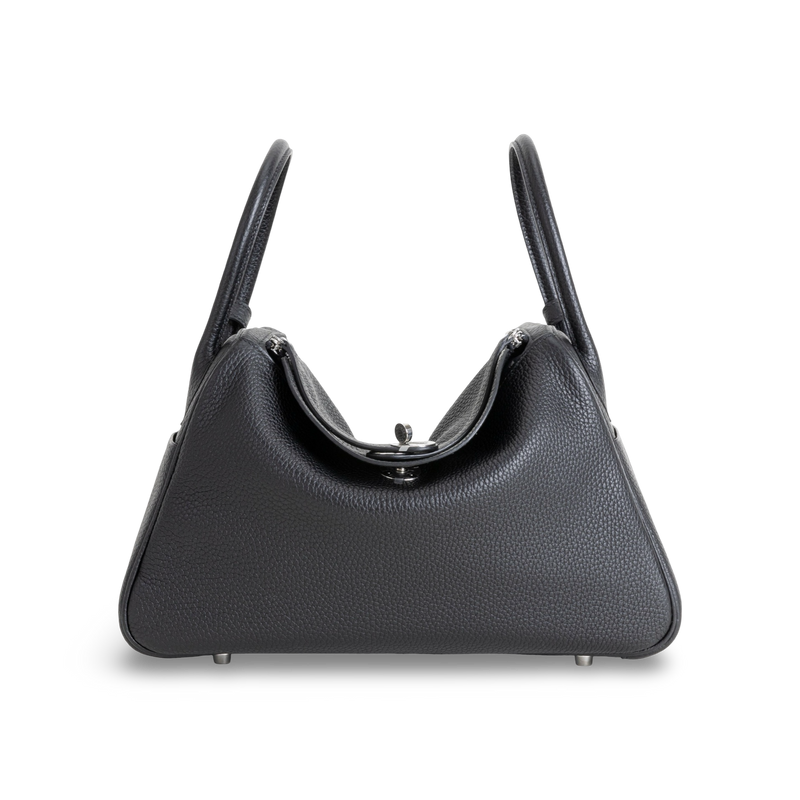 LINDY 30 CLEMENCE LEATHER NOIR (BLACK) WITH PALLADIUM HARDWARE (PHW)