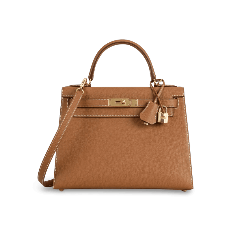 KELLY 28 EPSOM LEATHER GOLD WITH GOLD HARDWARE (GHW)
