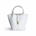 PICOTIN 18 LOCK CLEMENCE LEATHER BLEU PALE WITH GOLD HARDWARE (GHW)