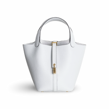 PICOTIN 18 LOCK CLEMENCE LEATHER BLEU PALE WITH GOLD HARDWARE (GHW)