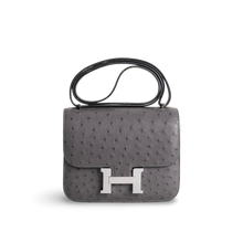 CONSTANCE 18 (MINI) OSTRICH LEATHER ETAIN WITH PALLADIUM HARDWARE (PHW)