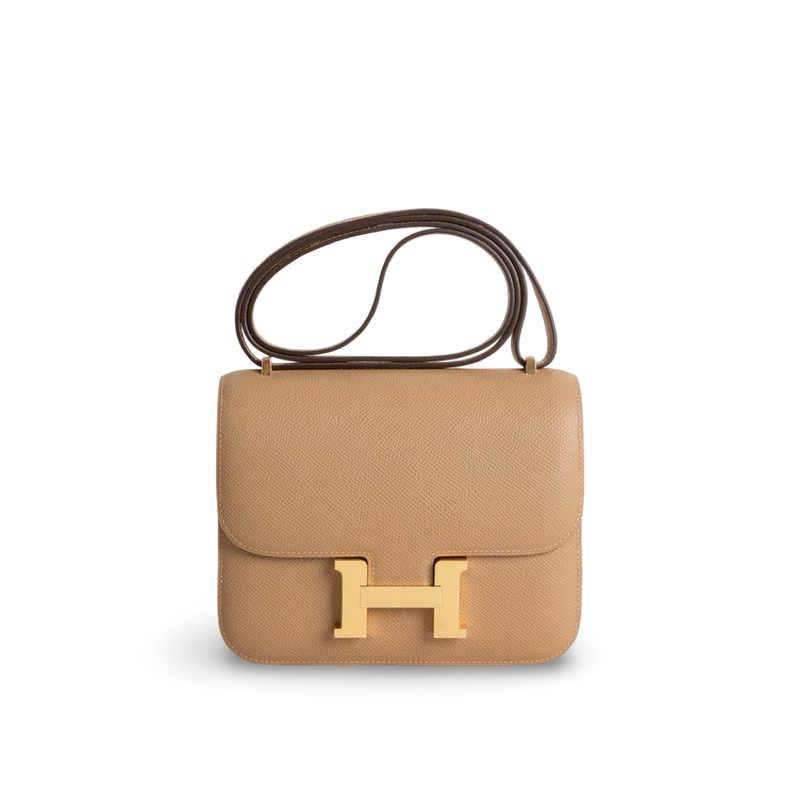 CONSTANCE 18 (MINI) EPSOM LEATHER CHAI WITH GOLD HARDWARE (GHW)