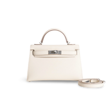 MINI KELLY II (20) EPSOM LEATHER CRAIE WITH PALLADIUM HARDWARE (PHW)