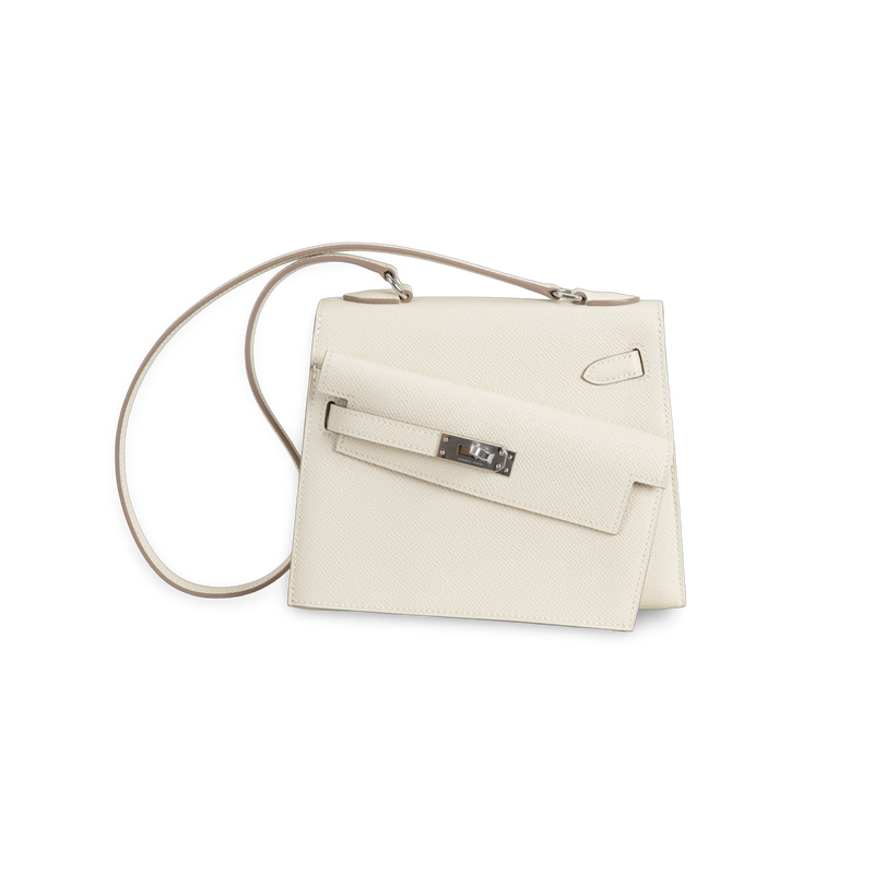 KELLY DESORDRE EPSOM LEATHER CRAIE WITH PALLADIUM HARDWARE (PHW)