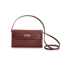 KELLY TO GO EPSOM LEATHER ROUGE H WITH PALLADIUM HARDWARE (PHW)