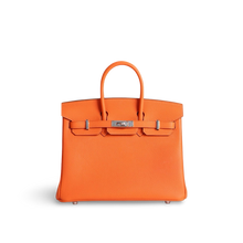 BIRKIN 25 TOGO LEATHER ORANGE WITH PALLADIUM HARDWARE (PHW)