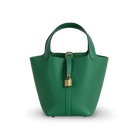 PICOTIN 18 LOCK CLEMENCE LEATHER VERT VERTIGO WITH GOLD HARDWARE (GHW)