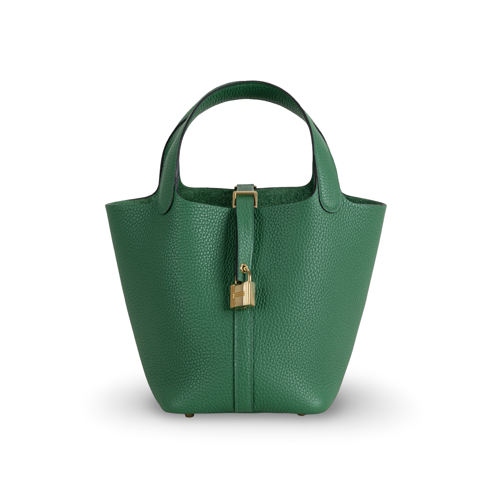 PICOTIN 18 LOCK CLEMENCE LEATHER VERT VERTIGO WITH GOLD HARDWARE (GHW)