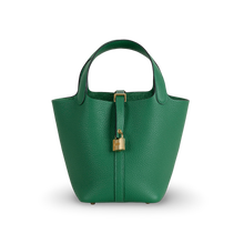 PICOTIN 18 LOCK CLEMENCE LEATHER VERT VERTIGO WITH GOLD HARDWARE (GHW)
