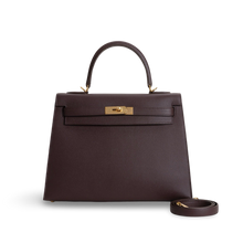KELLY 32 EPSOM LEATHER ROUGE SELLIER WITH GOLD HARDWARE (GHW)