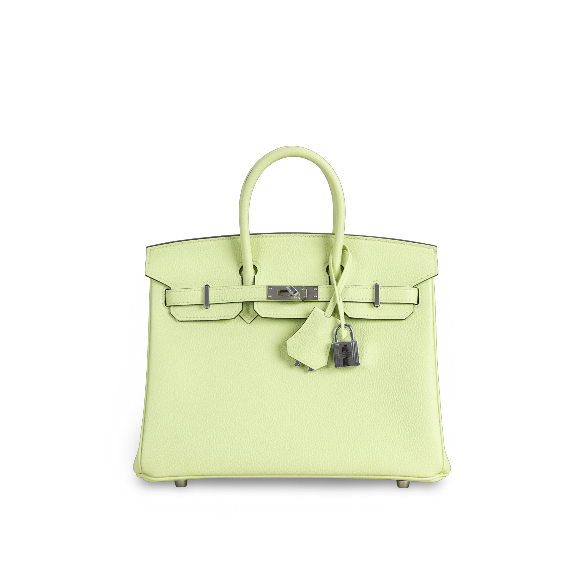 BIRKIN 25 TOGO LEATHER VERT ABSINTHE WITH PALLADIUM HARDWARE (PHW)
