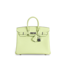 BIRKIN 25 TOGO LEATHER VERT ABSINTHE WITH PALLADIUM HARDWARE (PHW)