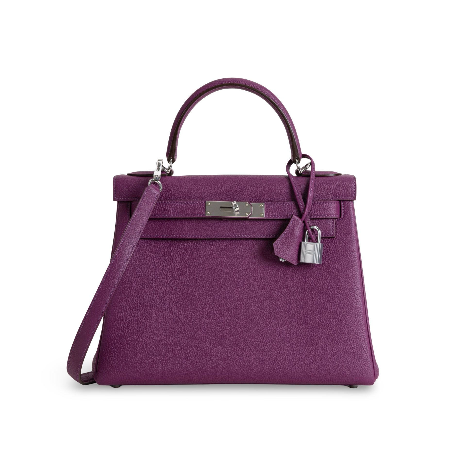 KELLY 28 TOGO LEATHER ANEMONE WITH PALLADIUM HARDWARE (PHW)