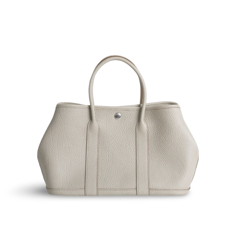 GARDEN PARTY 30 NEGONDA LEATHER BETON WITH PALLADIUM HARDWARE (PHW)