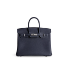 BIRKIN 25 TOGO LEATHER BLEU NUIT WITH PALLADIUM HARDWARE (PHW)