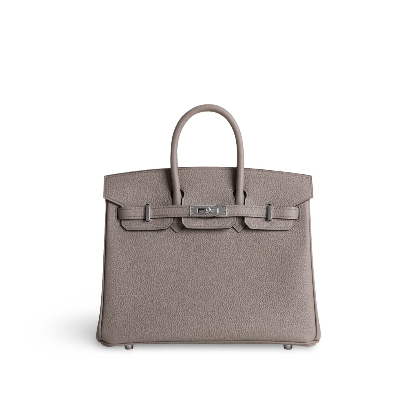 BIRKIN 25 TOGO LEATHER GRIS ASPHALTE WITH PALLADIUM HARDWARE (PHW)