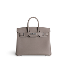 BIRKIN 25 TOGO LEATHER GRIS ASPHALTE WITH PALLADIUM HARDWARE (PHW)