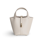 PICOTIN 18 LOCK CLEMENCE LEATHER BETON WITH GOLD HARDWARE (GHW)