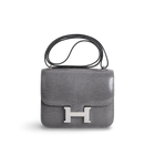 CONSTANCE 18 (MINI) LIZARD LEATHER GRIS FONCE WITH PALLADIUM HARDWARE (PHW)
