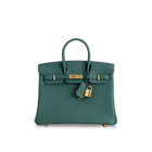 BIRKIN 25 TOGO LEATHER MALACHITE WITH GOLD HARDWARE (GHW)