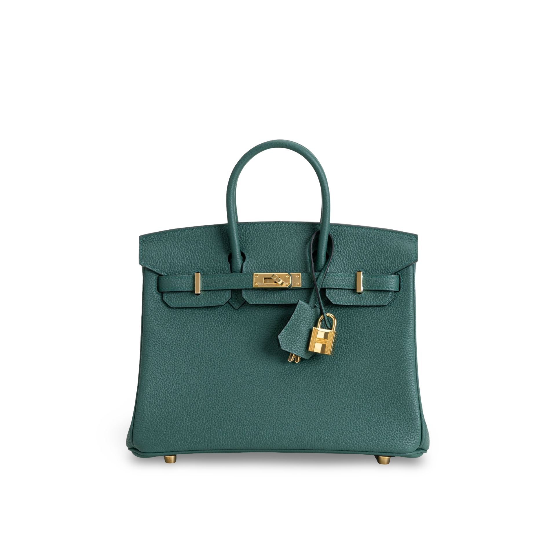 BIRKIN 25 TOGO LEATHER MALACHITE WITH GOLD HARDWARE (GHW)